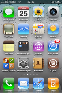 iOS 4.2.1 auf iphone  3GS